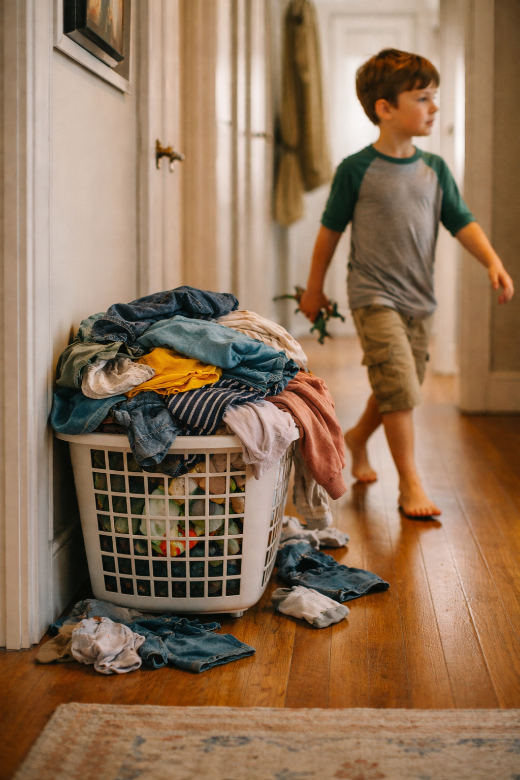 Vi krangla stadig om hvem som gjør mest. Sånn løste vi det.